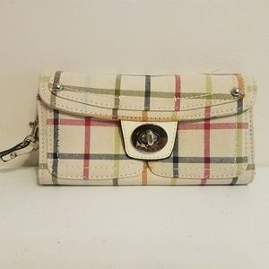 Multicolor Coach Wristlet
